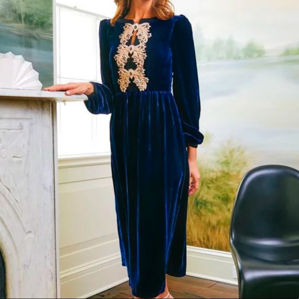 SALONI Camille Bow Dress